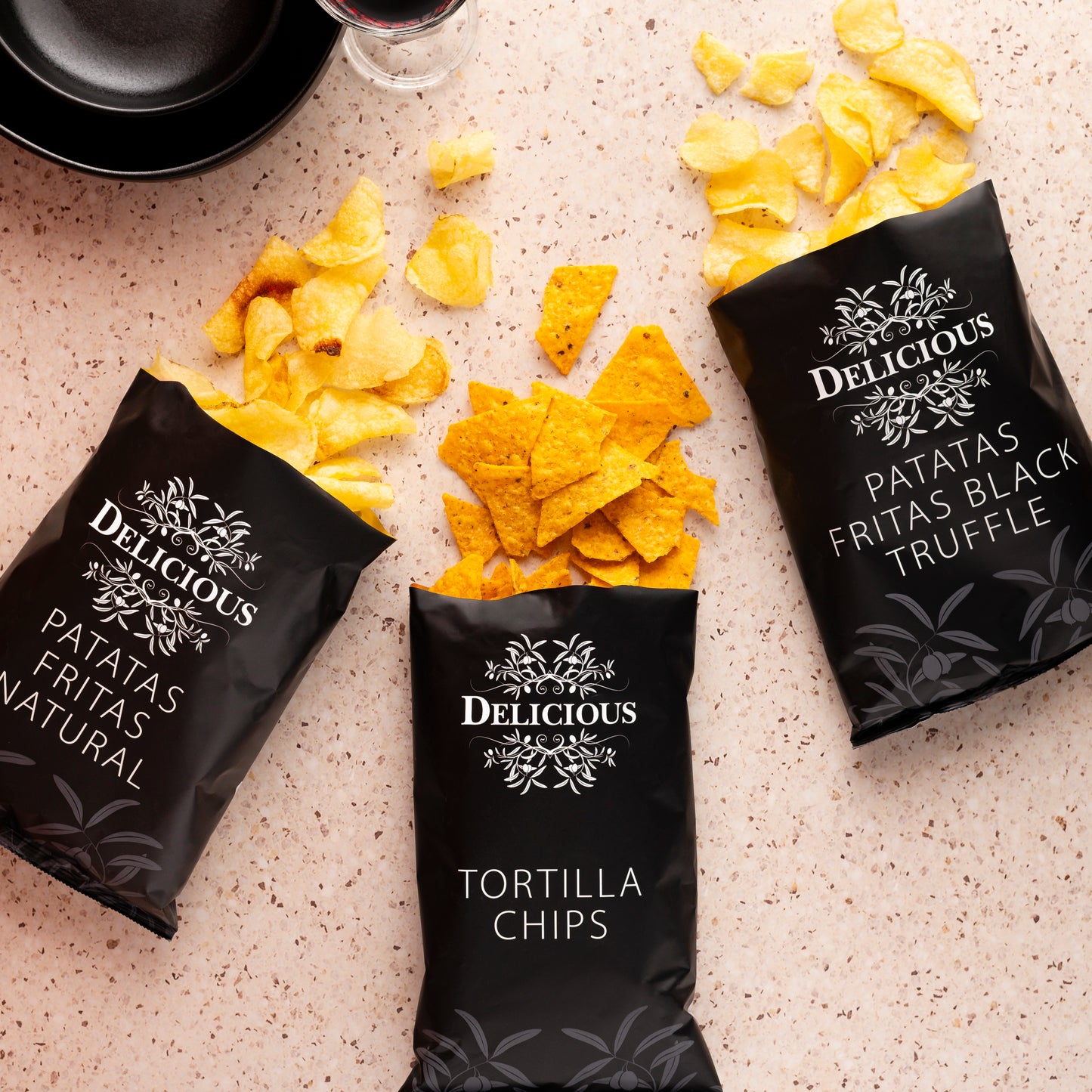 Delicious Patatas Fritas Black Truffle