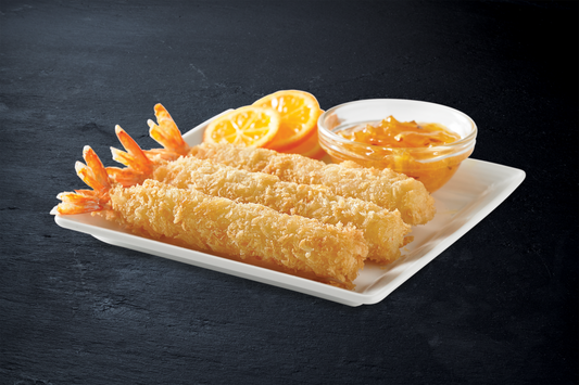 Crevettes Torpedo Panées